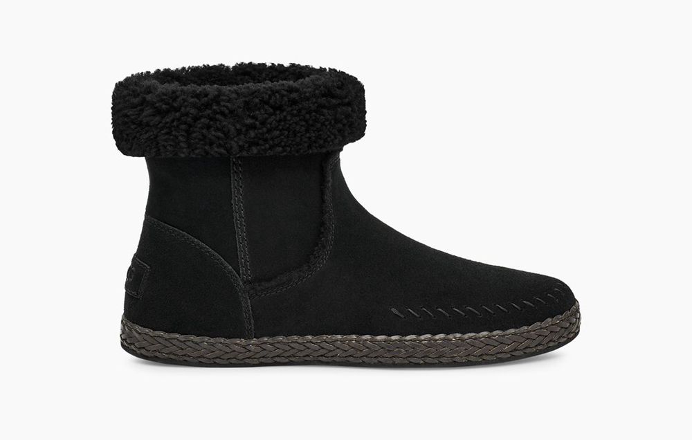 Ugg Classic Boot Womens - Ugg Ailish Black - 470EIXASL